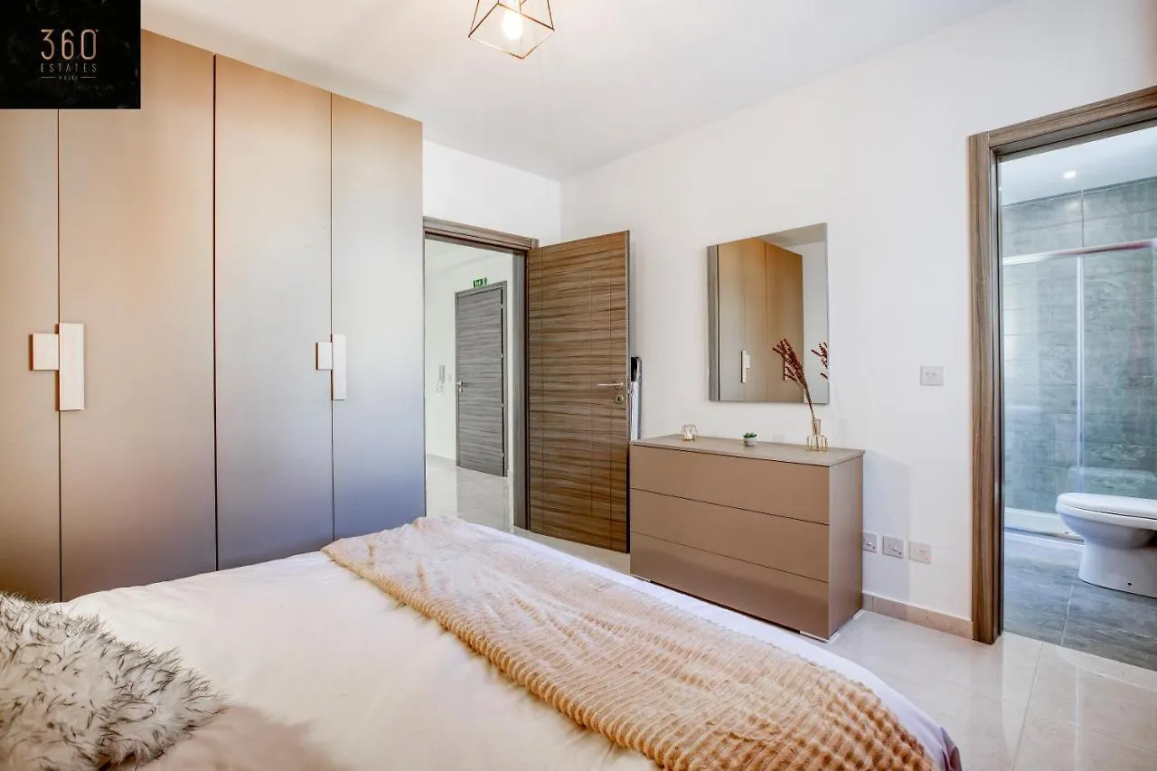 5Th Floor Brand New Apt, With Prvt Balcony & Wifi By 360 Estates Gzira 0*,  Malta